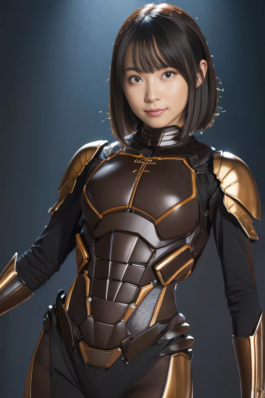 (high resolution,masterpiece,best quality,extremely detailed CG, anime, official art:1.4), realistic, photo, amazing fine details, all intricate, gloss and shiny,awesome many layers, 8k wall paper, 3d, sketch, kawaii, illustration,( solo:1.4), perfect female proportion,villainess, (fusion of dark brown cockroach and lady:1.4), (brown cockroach form lady:1.2), (brown cockroach lady:1.2), (fusion:1.2), (solo:1.4), (evil smile:1.2), muscular, abs, (cockroach brown exoskeleton bio insect suit:1.4), (cockroach brown exoskeleton bio insect armor:1.2), (brown transparency cockroach wing:1.4), (brown cockroach antennae:1.3),