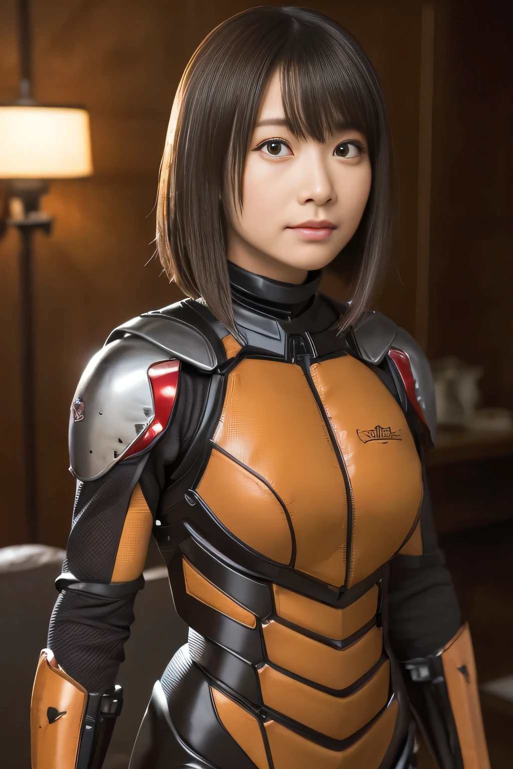 (high resolution,masterpiece,best quality,extremely detailed CG, anime, official art:1.4), realistic, photo, amazing fine details, all intricate, gloss and shiny,awesome many layers, 8k wall paper, 3d, sketch, kawaii, illustration,( solo:1.4), perfect female proportion,villainess, (fusion of dark brown cockroach and lady:1.4), (brown cockroach form lady:1.2), (brown cockroach lady:1.2), (fusion:1.2), (solo:1.4), (evil smile:1.2), muscular, abs, (cockroach brown exoskeleton bio insect suit:1.4), (cockroach brown exoskeleton bio insect armor:1.2), (brown transparency cockroach wing:1.4), (brown cockroach antennae:1.3),