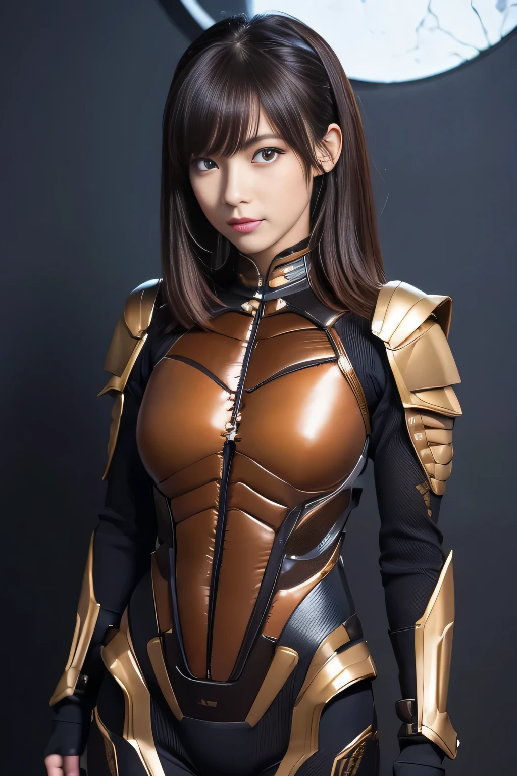 (high resolution,masterpiece,best quality,extremely detailed CG, anime, official art:1.4), realistic, photo, amazing fine details, all intricate, gloss and shiny,awesome many layers, 8k wall paper, 3d, sketch, kawaii, illustration,( solo:1.4), perfect female proportion,villainess, (fusion of dark brown cockroach and lady:1.4), (brown cockroach form lady:1.2), (brown cockroach lady:1.2), (fusion:1.2), (solo:1.4), (evil smile:1.2), muscular, abs, (cockroach brown exoskeleton bio insect suit:1.4), (cockroach brown exoskeleton bio insect armor:1.2), (brown transparency cockroach wing:1.4), (brown cockroach antennae:1.3),