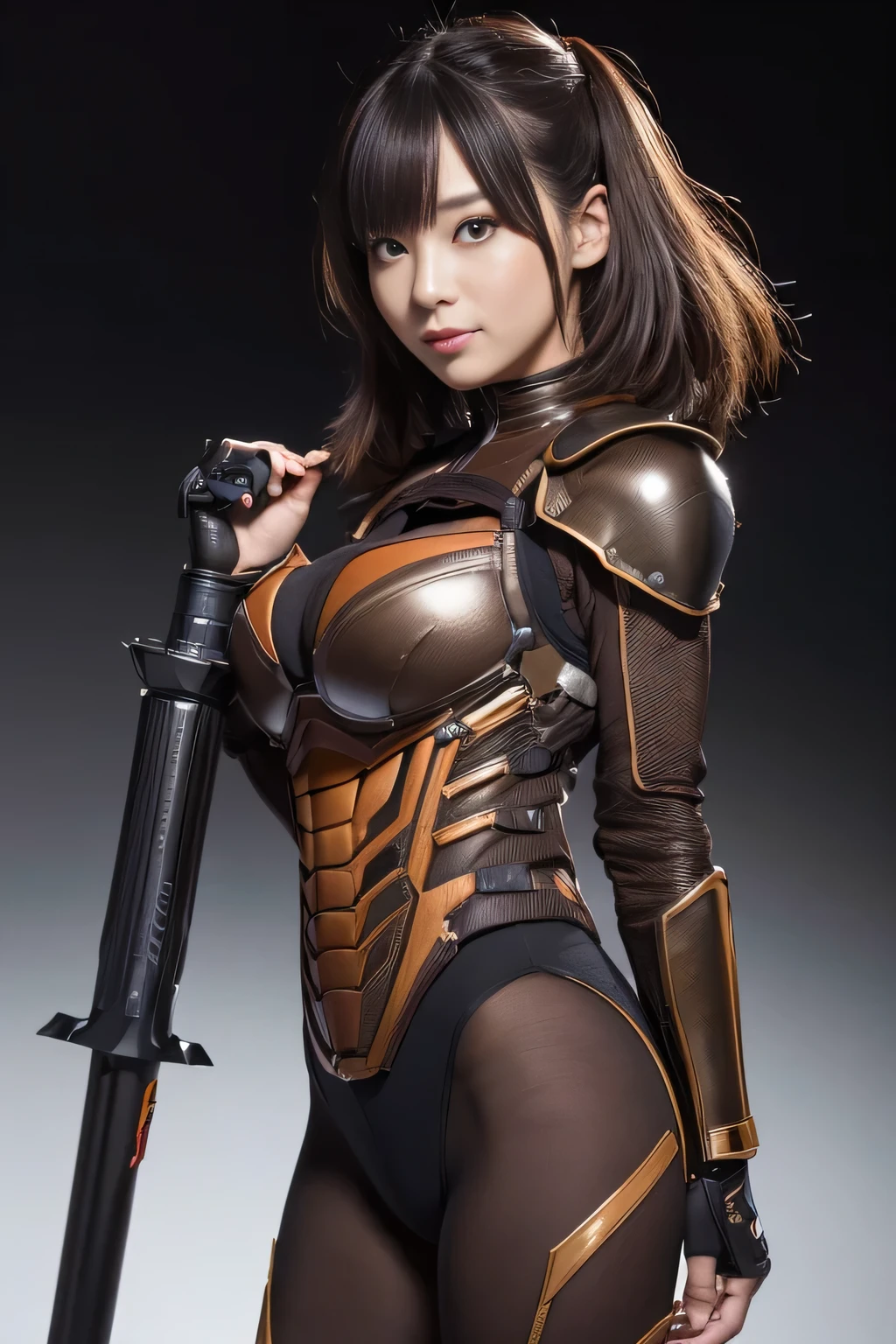 (high resolution,masterpiece,best quality,extremely detailed CG, anime, official art:1.4), realistic, photo, amazing fine details, all intricate, gloss and shiny,awesome many layers, 8k wall paper, 3d, sketch, kawaii, illustration,( solo:1.4), perfect female proportion,villainess, (fusion of dark brown cockroach and lady:1.4), (brown cockroach form lady:1.2), (brown cockroach lady:1.2), (fusion:1.2), (solo:1.4), (evil smile:1.2), muscular, abs, (cockroach brown exoskeleton bio insect suit:1.4), (cockroach brown exoskeleton bio insect armor:1.2), (brown transparency cockroach wing:1.4), (brown cockroach antennae:1.3),