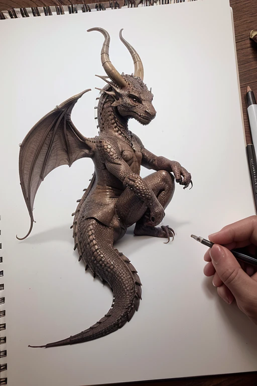 Dragon wing bali sketch