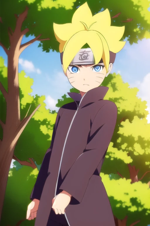 Borutouzumaki, Boruto Uzumaki, short hair, Blue eyes, Blonde hair, Male focus, mark on face, spiky hair, mustache markings, forehead protector,
outdoors, the forest, nature, trees, grass, sky, clouds, Sun,
BREAK looking at viewer, (cowboy shot:1.5),
BREAK (masterpiece:1.2), Best quality, a high resolution, unity 8k wallpaper, (illustration:0.8), (Beautiful detailed eyes:1.6), very detailed face, Ideal lighting, extremely detailed computer graphics, (Perfect hands, Ideal Anatomy), nude body, nude top, shy, 8k quality, excited, Mouth open, only up bodies in the frame, looks shyly at the viewer, ass