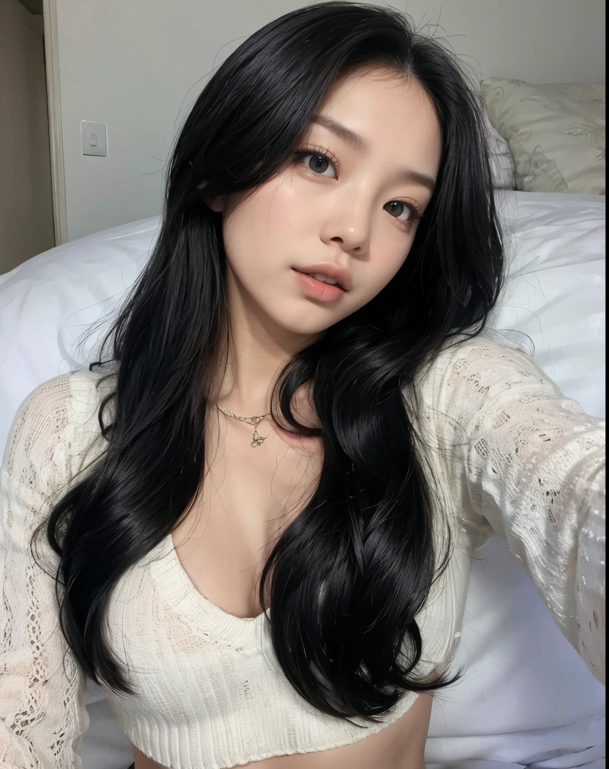 Jennie Kim, 8K, Best Quality, rosto latino, boca bem desenhada