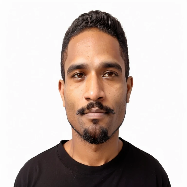 tem um homem sem barba e camisa laranja, headshot, foto de perfil com headshot, headshot portrait, foto de um homem, postagem no reddit, brasileiro afrodescendente, sem barba e bigode, foto do jornalista, taken at the beginning of 2020
