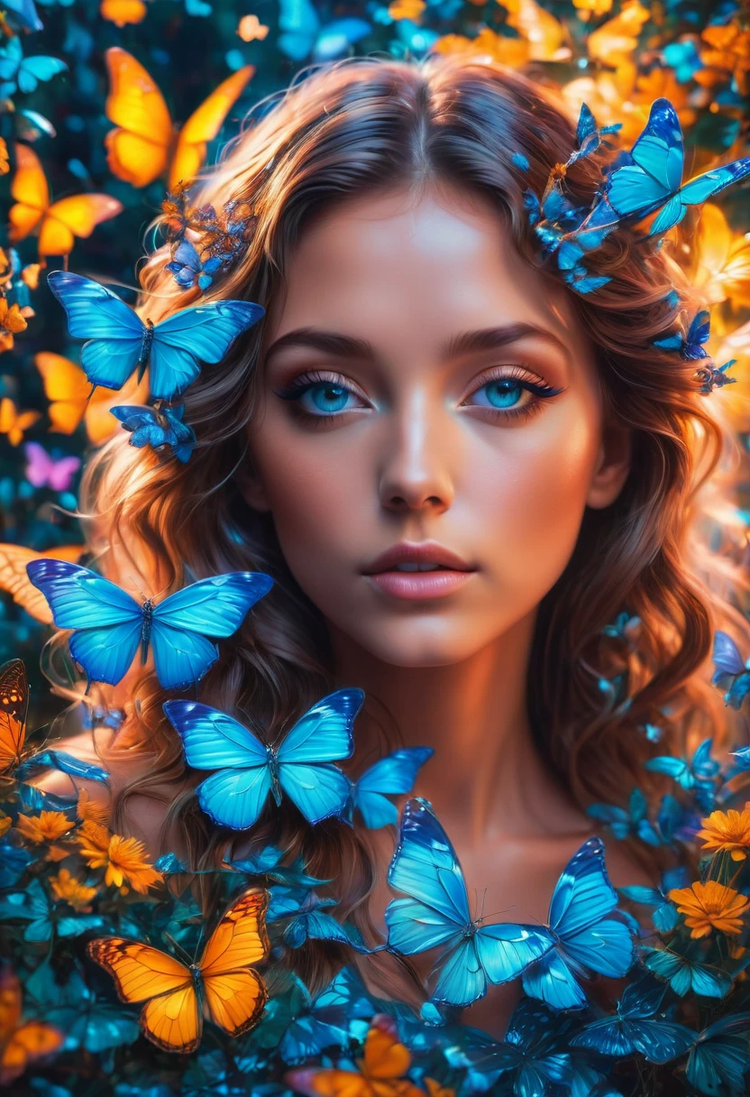 (best quality, highres, ultra-detailed), realistic, photography, portraits, vibrant colors, soft lighting, butterfly, nature, forest, orange, blue accents, flying, sky, clouds, vanilla-colored, lush, wildlife.
Notes:
- The order of the prompts can be adjusted slightly as needed,However, it is necessary to ensure the order of keywords and the rationality of the overall content。
- Other details can be added, subtracted or modified as needed,But try to stay on topic。
- Ensure that prompt meets the above requirements,There are no additional explanations or sentence structure。
Hope the above is helpful to you,If further assistance is required,Please feel free to let us know。