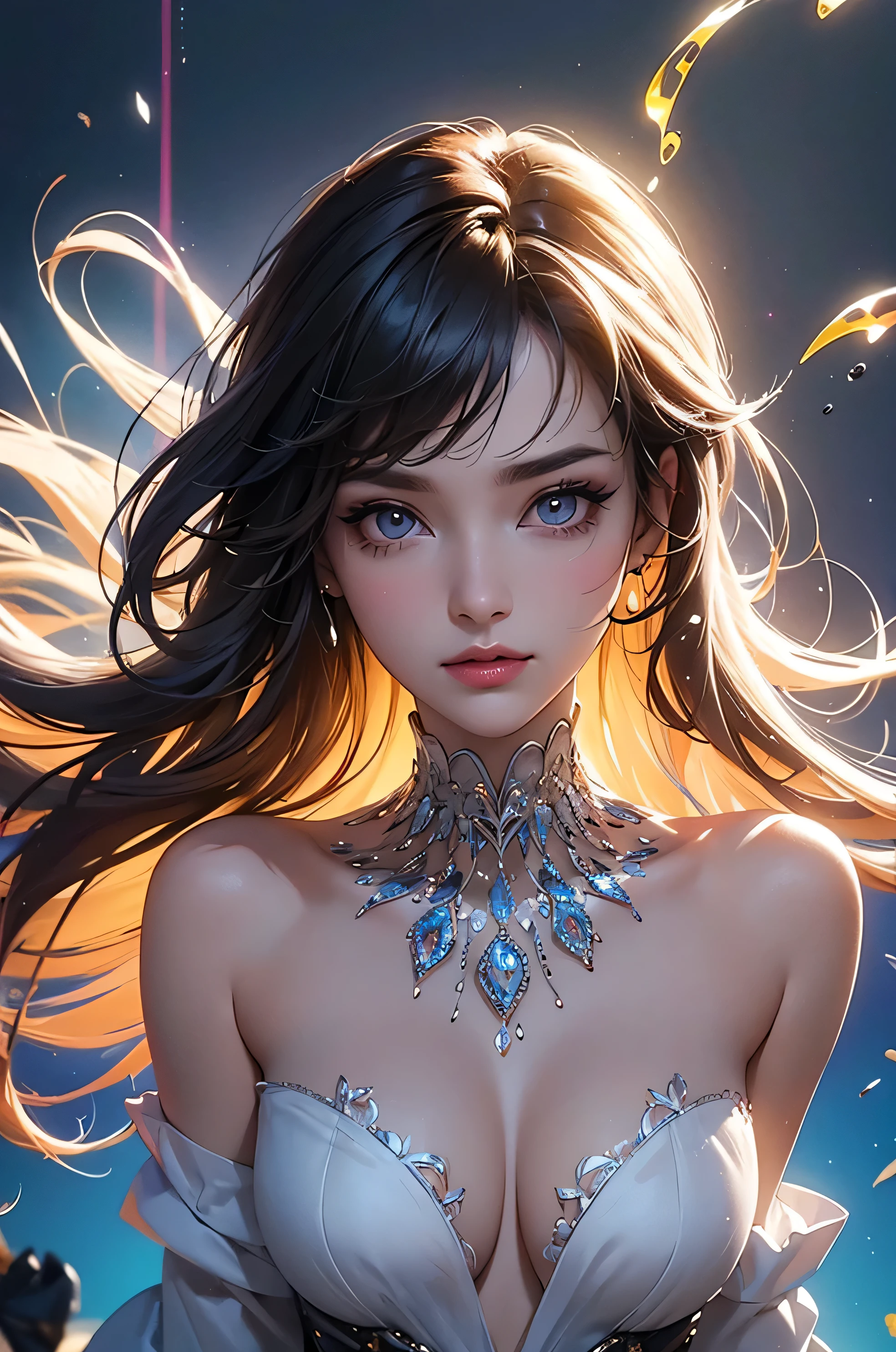 masterpiece, best quality, (extremely detailed CG unity 8k wallpaper, masterpiece, best quality, ultra-detailed, best shadow), (detailed background), (beautiful detailed face, beautiful detailed eyes), High contrast, (best illumination, an extremely delicate and beautiful),1girl,((colourful paint splashes on transparent background, dulux,)), ((caustic)), dynamic angle,beautiful detailed glow,full body, paint splash,
