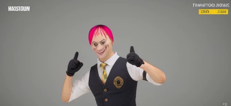 A man with a shitty face, bald