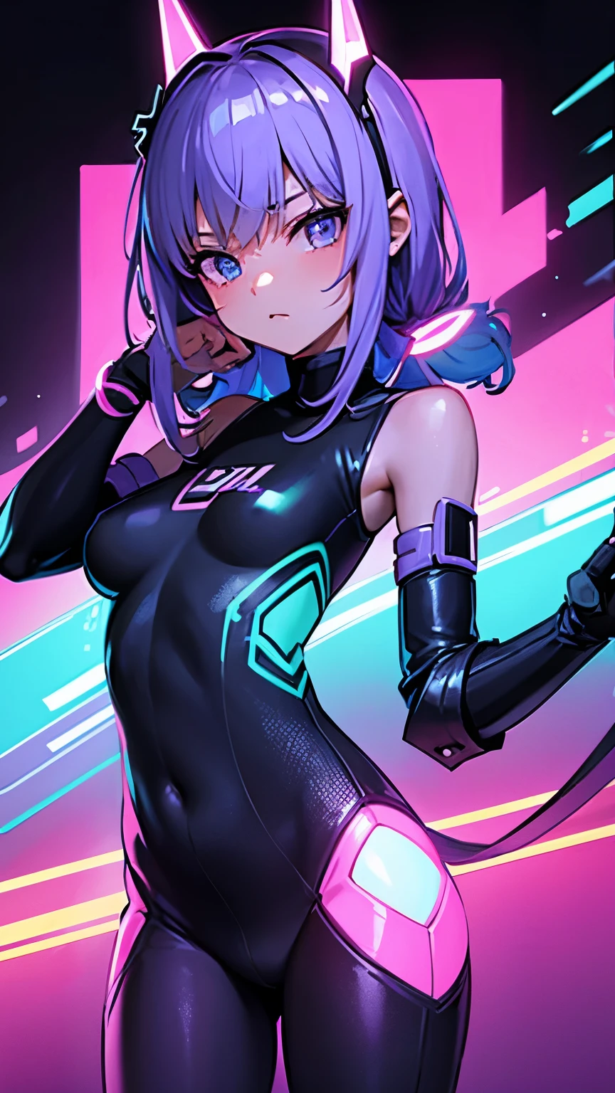 16 bit neon background
