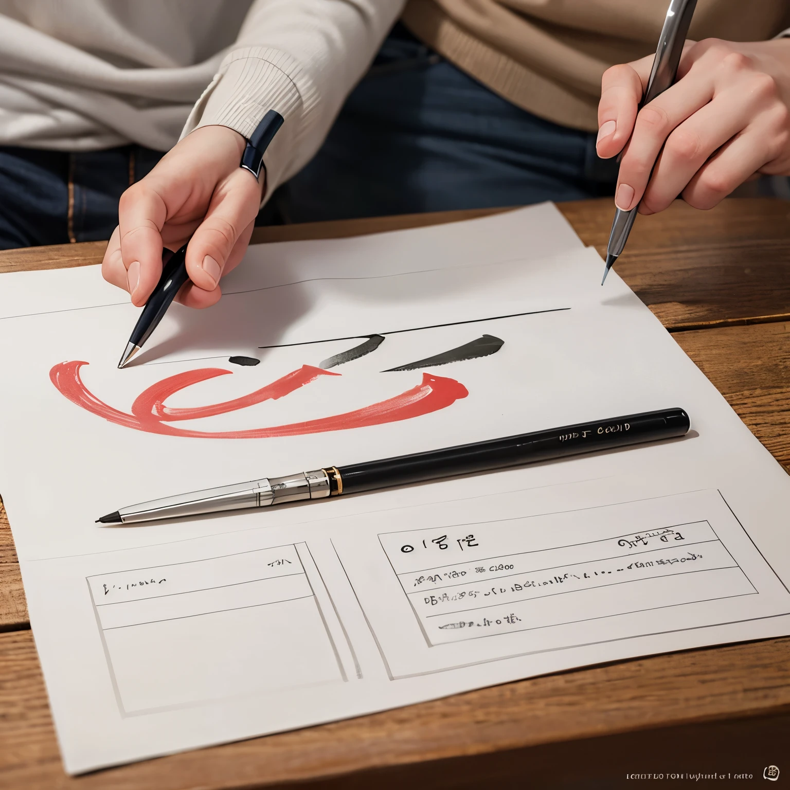 Write in calligraphy (Pacific street)