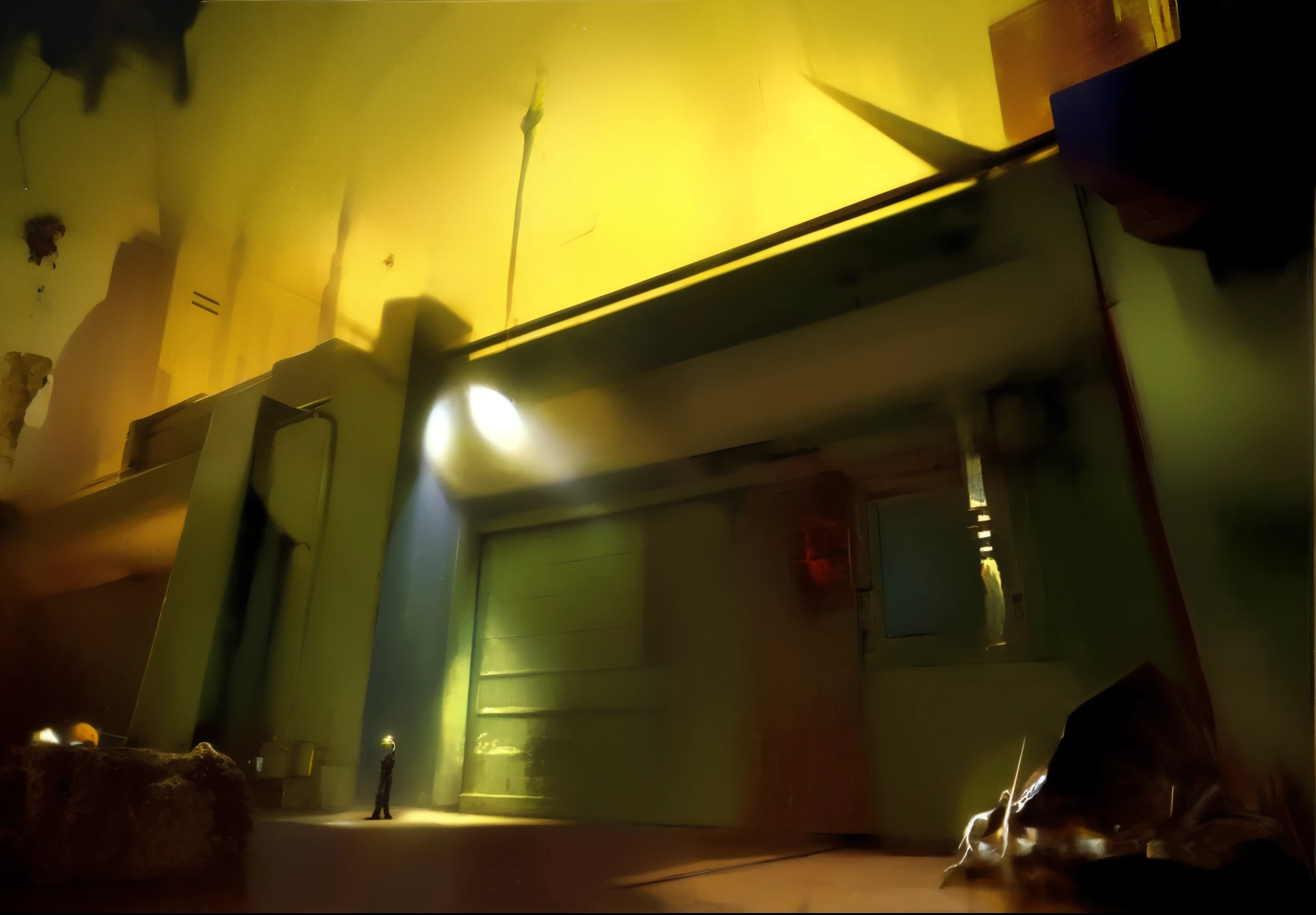 (((rat))) inside of ((scrbackrooms)) looking in a camera, (fisheye lens),[[bad quality]] recording from old vhs camera with glitches and noise, ((chromatic abberation), glitches), tone mapped, detailed art,( realistic, scratched film tape, video artifacts), mini glow flares, phonk edit