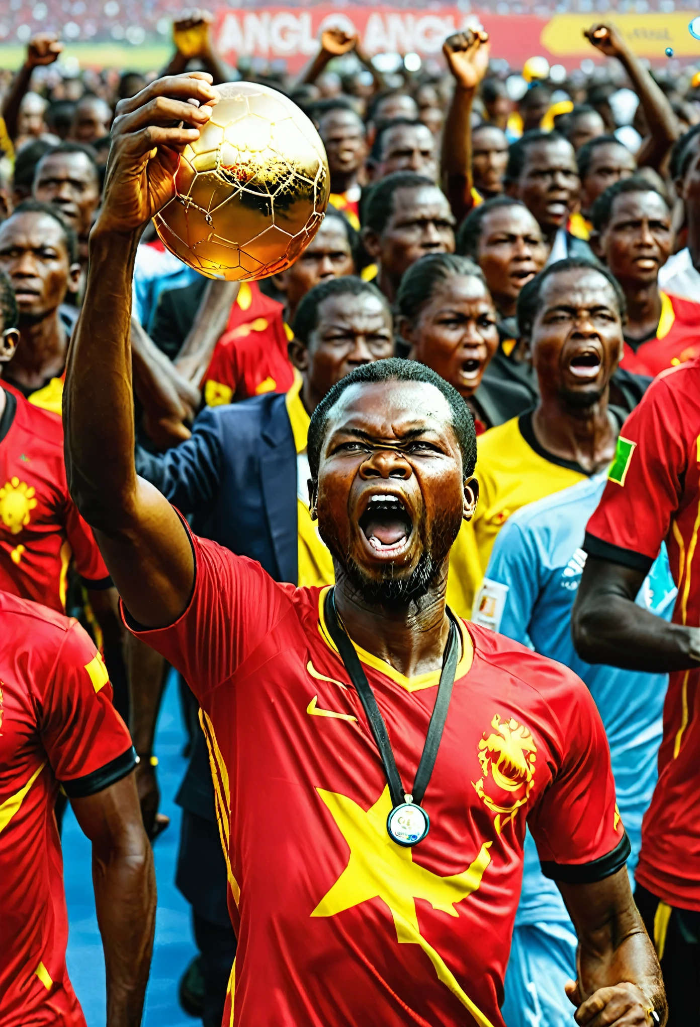 Angola ganhando o mundial 