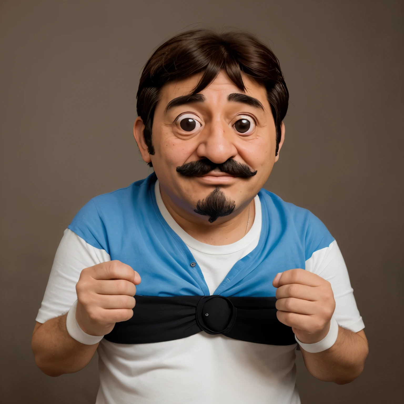 Un personaje animado de una papa