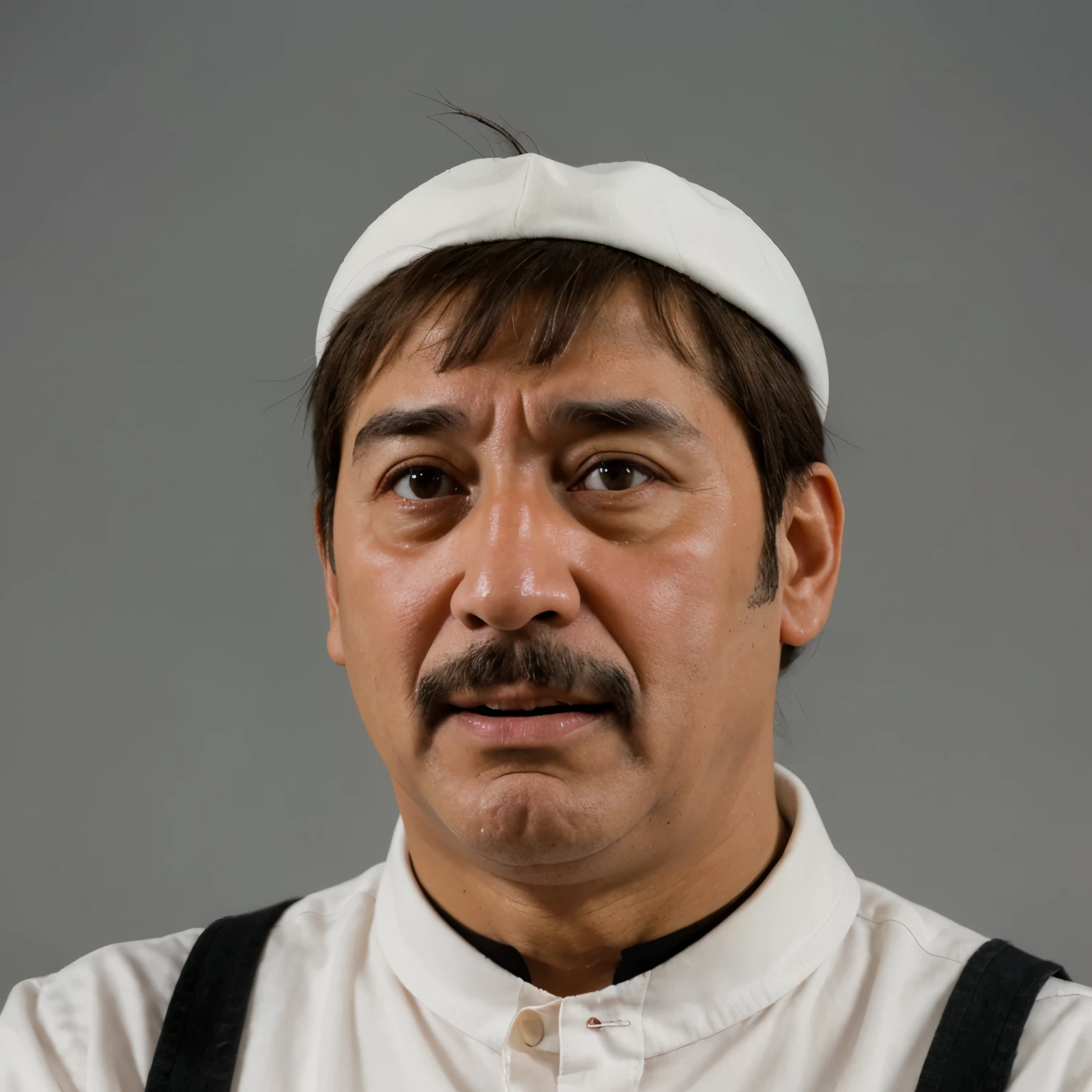a close up of a picture of a man with a mustache, rare classified photo, old damagaed polaroid photo, old photo, very old photo, old picture, ww2 era photograph, old photograph, aged photo, black and white old photograph, around 1 9 years old, an old balck and white photo, old photography, awarded photograph