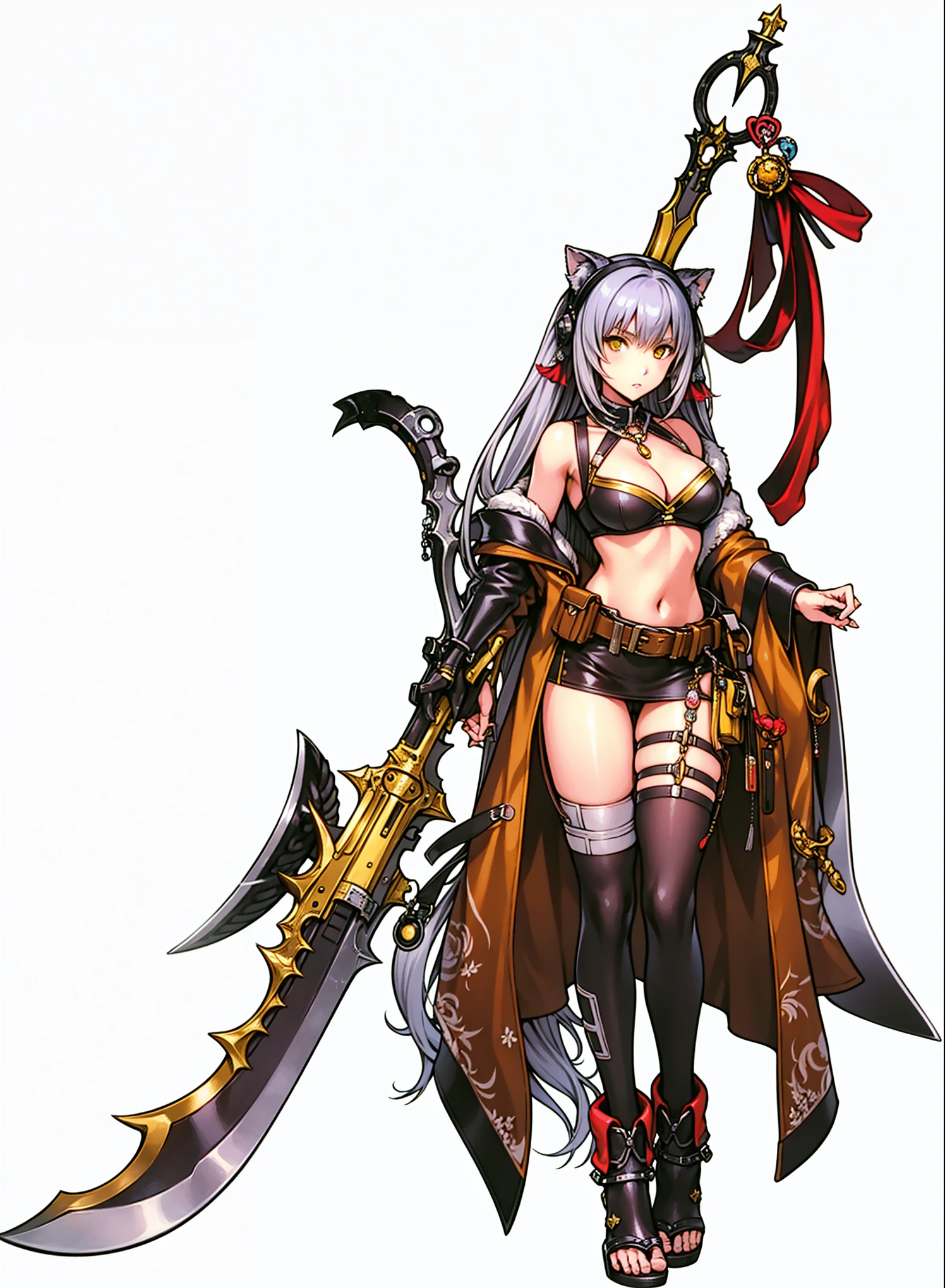 nomura tetsuya, masterpiece, best quality, 1girl, solo, yellow eyes