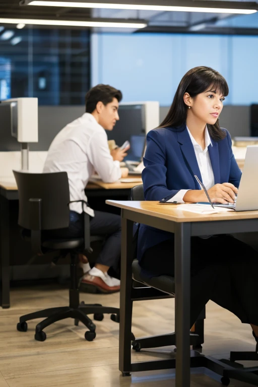 personas trabajando en oficinas