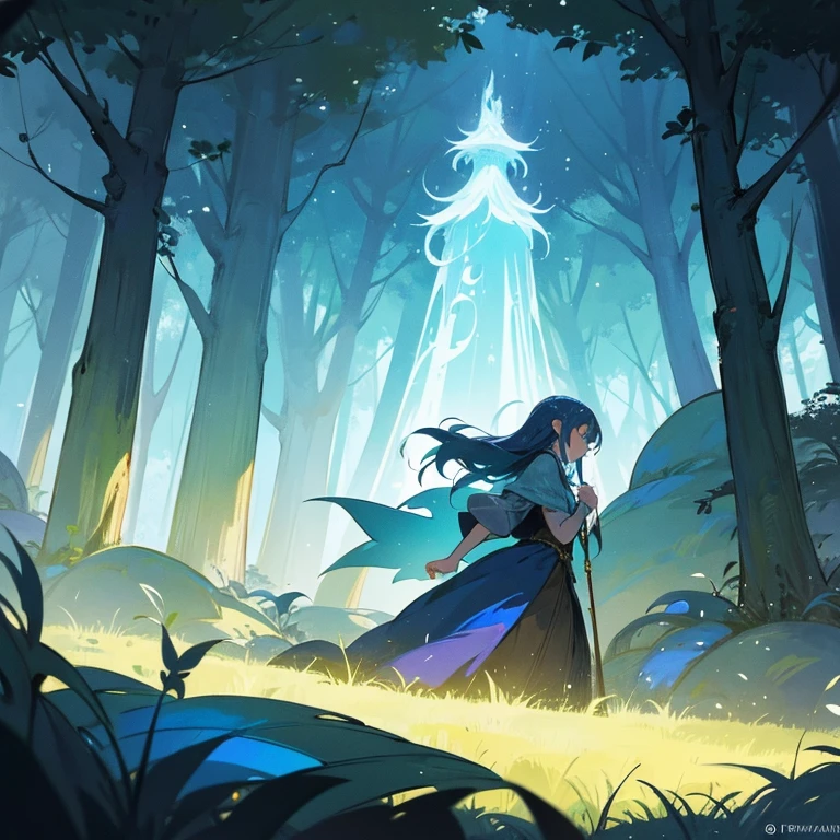 : The Disappearance of the Bright Fairy In an enchanted village surrounded by a magical forest, the inhabitants wake up with a terrible fright: a Fada Brilhante, guardian of the forest, desapareceu misteriosamente durante a noite. Panic spreads among magical creatures, because without the presence of the fairy, the forest begins to lose its magic little by little.