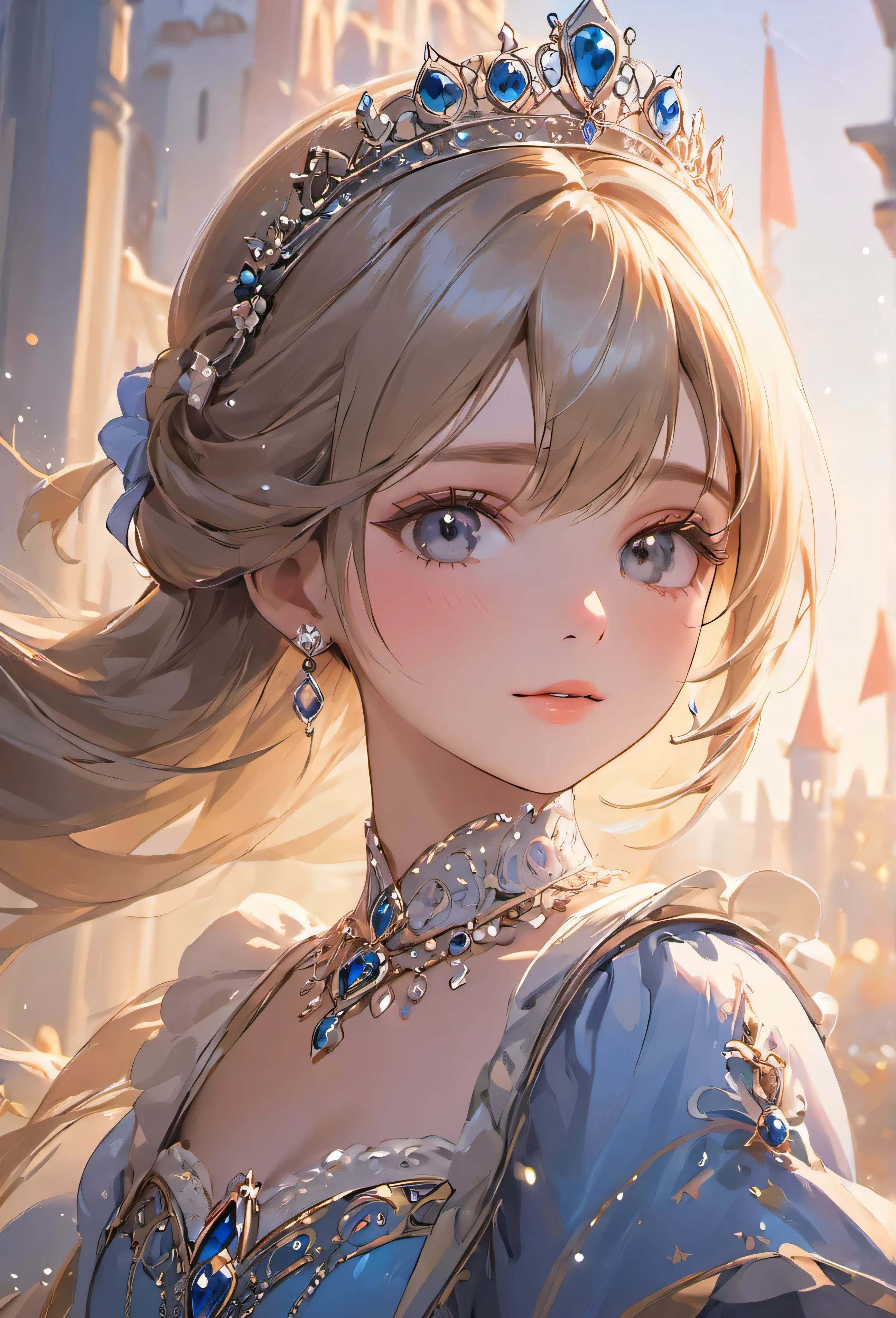 Lady princess , ultra-detailed, photography, portrait, 1 girl, beautiful face, cute