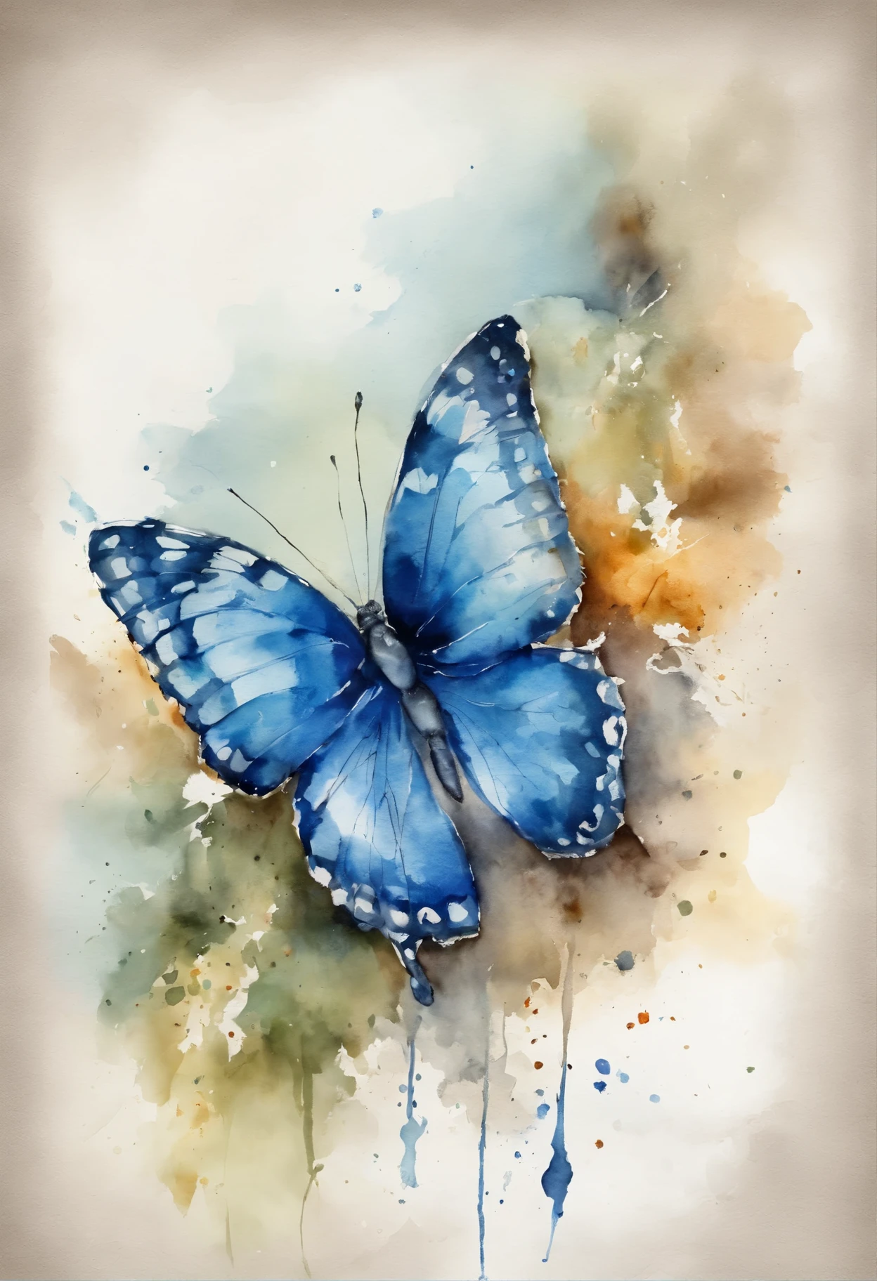 blue butterfly