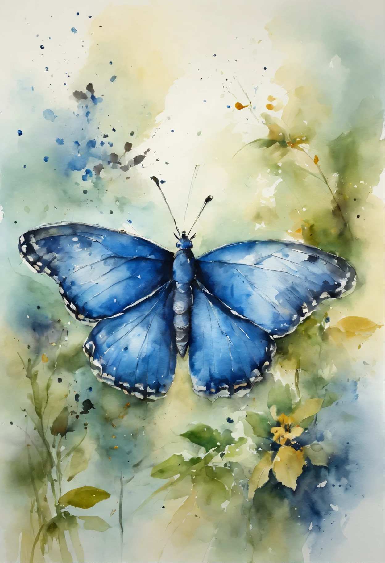 blue butterfly
