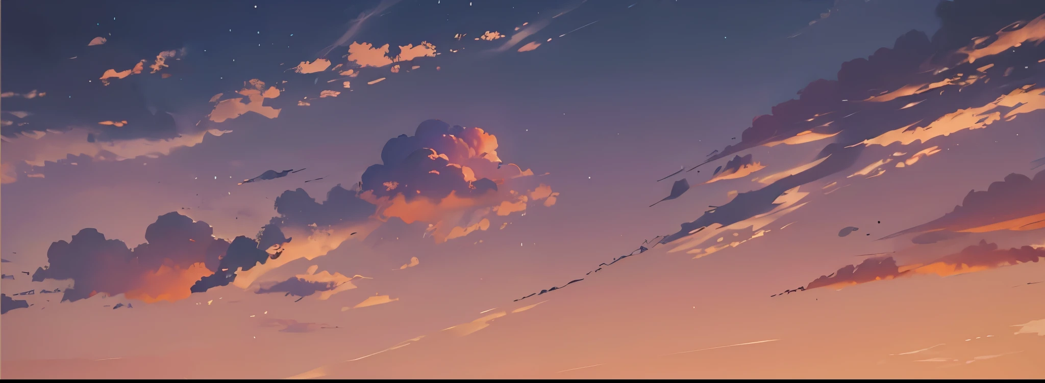 clouds, cloudy daybreak sky, dawn sky, purple orange sky,