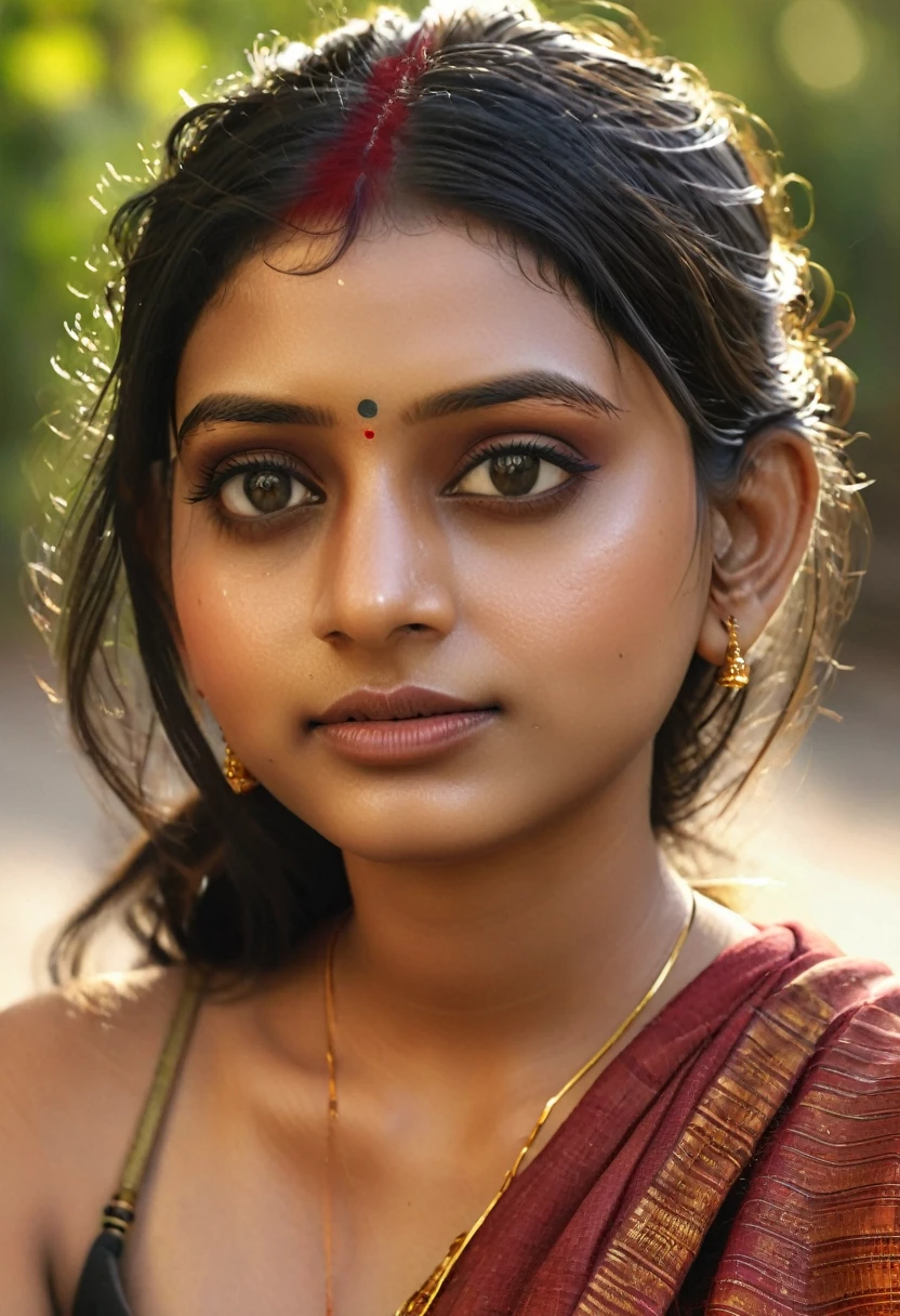 young Indian girl, 18-year-old,  gentle sun lighting on face  , intricate facial details, full body picture, cinimatic pose flawless fair complexion, top-notch 3D rendering, hyper-realistic, shot on Indian road. photorealistic digital art trending on Artstation 8k HD high definition detailed realistic, detailed, skin texture, hyper detailed, realistic skin texture, armature, best quality, ultra high res, (photorealistic:1.4),, high resolution, detailed, raw photo, 400 camera f1.6 lens rich colors hyper realistic lifelike texture dramatic lighting 