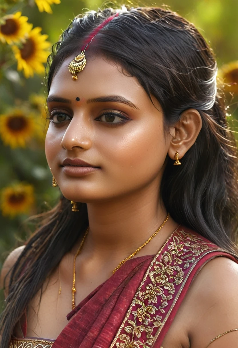 young Indian girl, 18-year-old,  gentle sun lighting on face  , intricate facial details, full body picture, cinimatic pose flawless fair complexion, top-notch 3D rendering, hyper-realistic, shot on Indian road. photorealistic digital art trending on Artstation 8k HD high definition detailed realistic, detailed, skin texture, hyper detailed, realistic skin texture, armature, best quality, ultra high res, (photorealistic:1.4),, high resolution, detailed, raw photo, 400 camera f1.6 lens rich colors hyper realistic lifelike texture dramatic lighting 