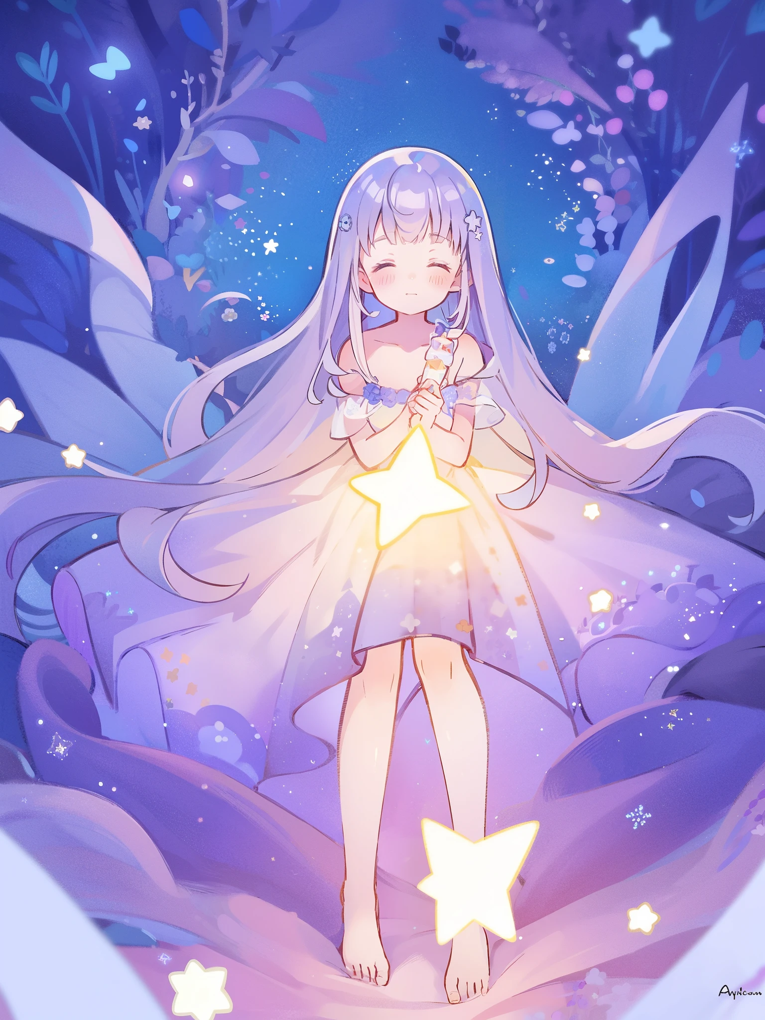complex background, wishing star background, a woman wearing an ethereal mystical pink translucent dress that reflects the stars, perfume promo art, mystic, complex drawing, highly detailed, Covergirl brand, promo art, artistic rendition, ethereal, starry night, midjourney style