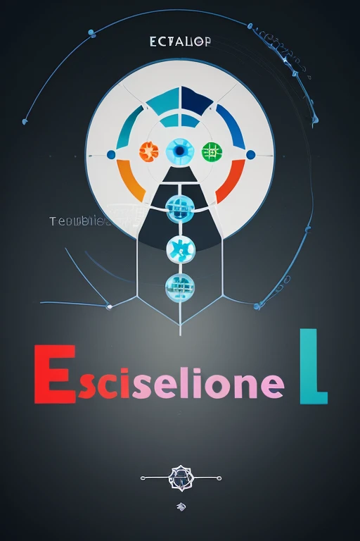 Create a logo for an educational science and technology channel. El nimbre es DescubreSci
