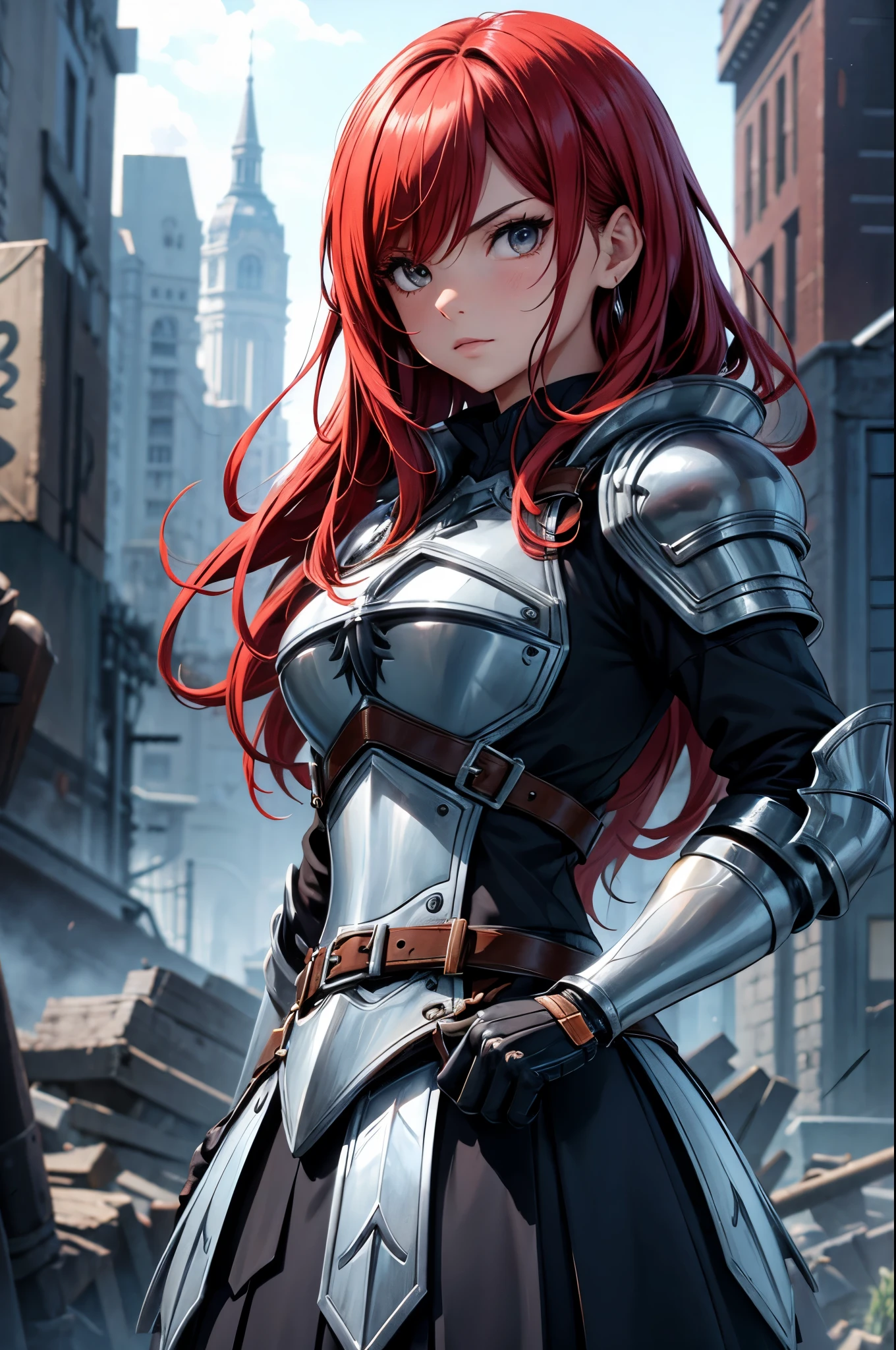 1girl, lisara restall, ((red hair:1.5)),
BREAK (Blue_uniform,Blue_jacket,long_sleeves,Blue_Long_pants,armor, armored_dress:1.2), BREAK Wariza, standing,
BREAK ((anime girl)), best quality, expressive eyes, perfect face, (masterpiece), best quality, expressive eyes, perfect face, ((best quality)), ((ultra-detailed)), ((an extremely delicate and beautiful)), perfect eyes, perfect body, ((synmetry eyes)), beautiful eyes, ((thick thighs)), shiny skin, soft skin, ((synmetry body)), ((perfect body)), 
