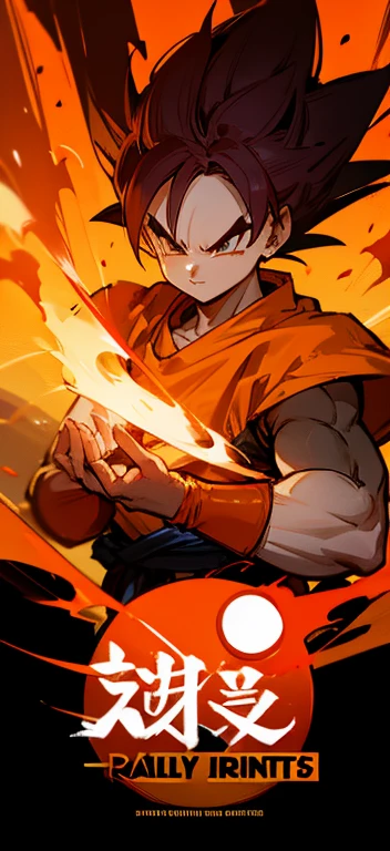 A dragon ball inspired logo with the word: Shallot, mainly orange, red accents.