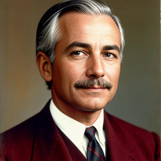 color photo of a Abramovitz man, focus on the face, color photo.