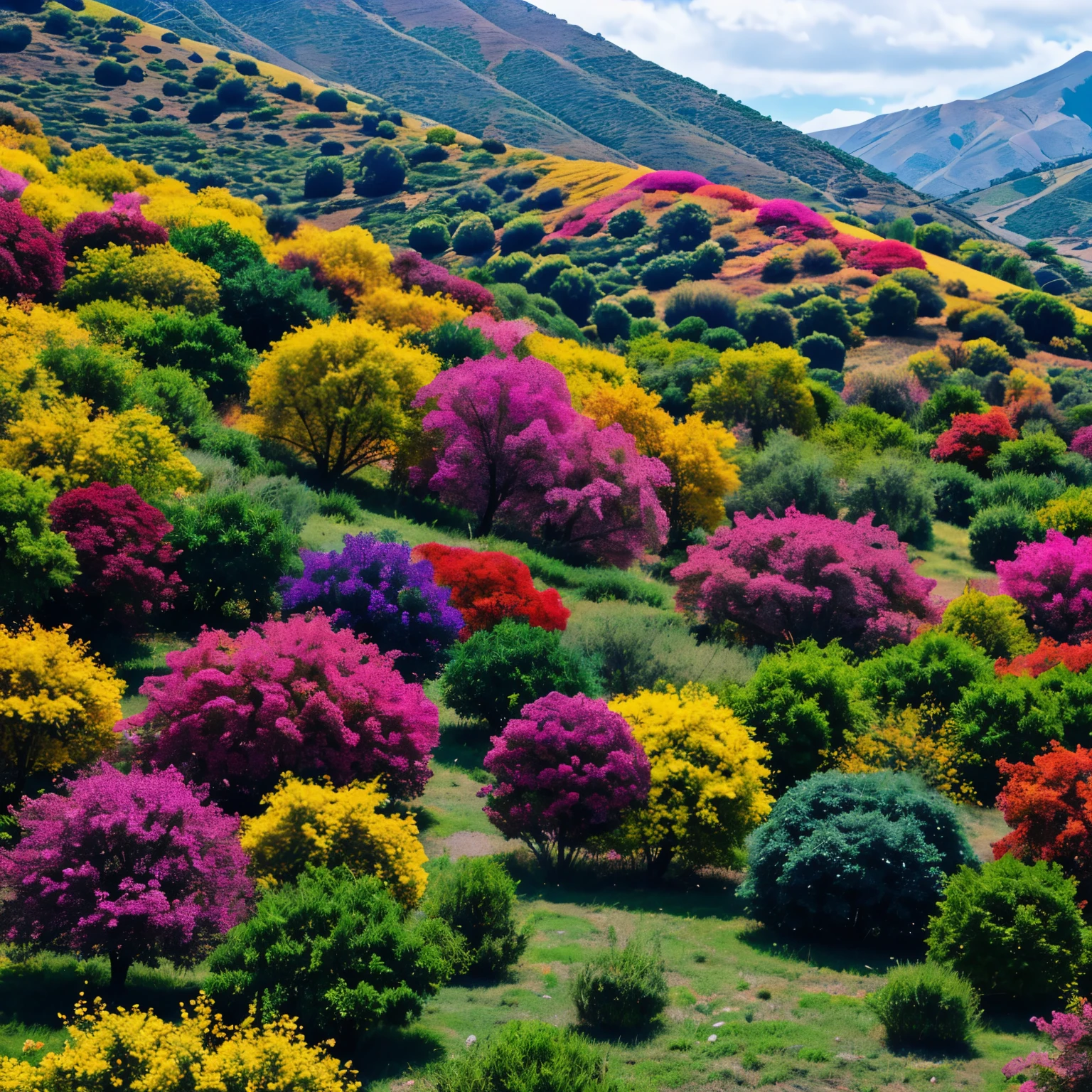 Faldas con diferentes colores