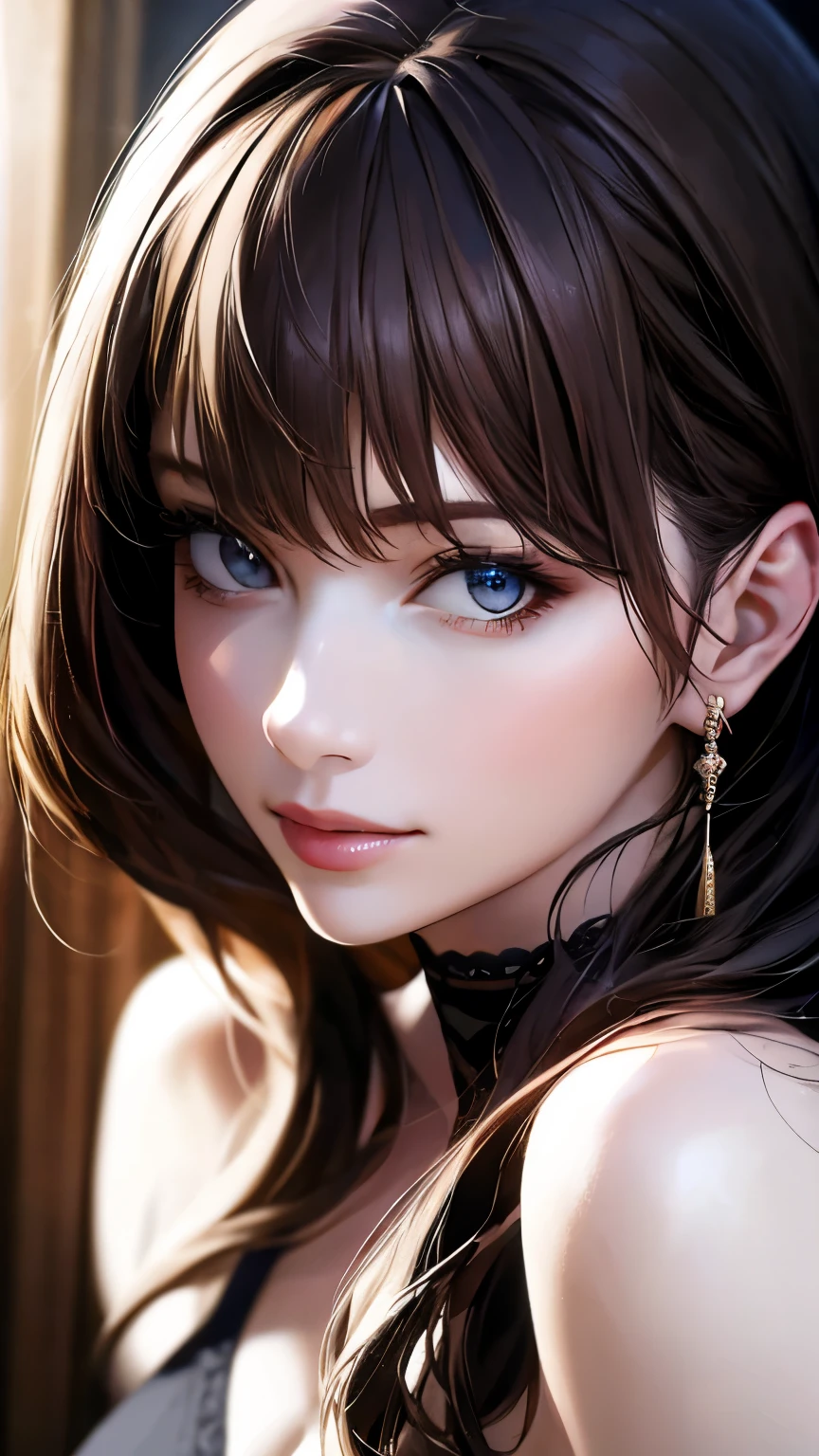 (hig彼st quality、8k、32k、masterpiece)、(Realistic)、(Realistic:1.2)、(High resolution)、Very detailed、Very beautiful face and eyes、1 girl、Delicate body、(hig彼st quality、Attention to detail、Rich skin detail)、(hig彼st quality、8k、Oil paint:1.2)、Very detailed、(Realistic、Realistic:1.37)、Bright colors、Full Body Shot