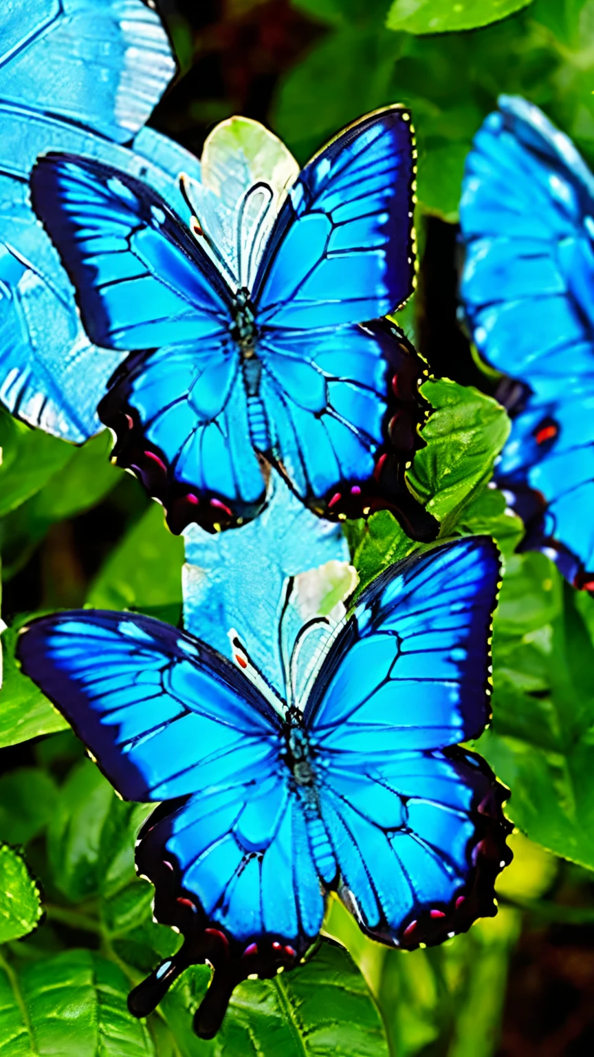 (blue butterfly:1.5)