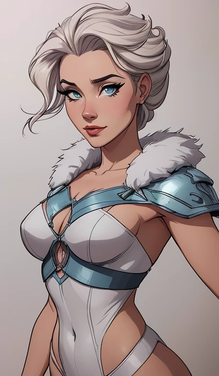 Personagem mulher estilo atompunk Fiona rainha Anna de Arendelle com marcas de guerras Imagem de desenho animado de uma mulher .Ilustra??o estilo desenho animado, estilo de arte dos desenhos animados, estilo de arte dos desenhos animados, digital illustration style, estilo atompunk design de personagens altamente detalhado, arte digital detalhada coragem, Forest fan art, Design de personagens de retrato, beautiful digital illustration, retrato de alta qualidade, Arte em quadrinhos, mulher jovem cabelo com transas lindas . Queen Anna of ArendelleBeautiful lined eyes Medium large bust and wonderful sexy clothes. image expression of sexual desire from waist to head illustration Queen Anne of Arendelle atompunk style Fallout 4 style pose playboy magazine