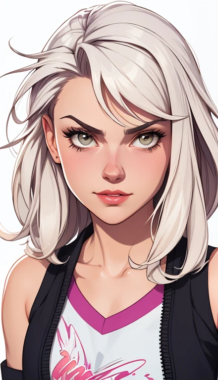 estilo de desenho animado:1.2), mulher Angelica - Fairies/kaleid forro prisma illya Artline fundo branco mulher Imagem de desenho animado de uma mulher , roupas sensuais , garota super valente destemida , Ilustra??o estilo desenho animado, estilo de arte dos desenhos animados, estilo de arte dos desenhos animados, digital illustration style, design de personagens altamente detalhado, arte digital detalhada fofa, City fan art, design de personagem retrato, beautiful digital illustration, retrato de alta qualidade, arte em quadrinhos, retrato do design do personagem,Angelica - Fairies/kaleid forro prisma illya white background Busty without clothes and medium breasts cartoon style female character dressed in Fallout 4 uniform Angelica - Fairies/kaleid forro prisma illya
