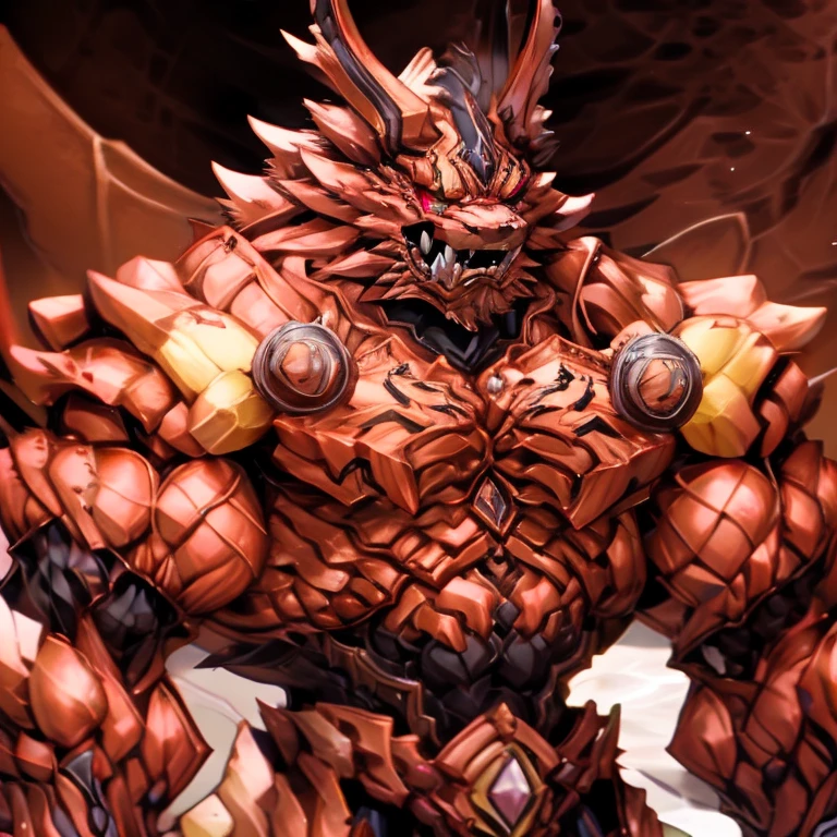 Its full plate armor emphasizes the muscles. big muscle (pecs, triceps, traps)
unusually developed muscular body,
body full of huge muscles.
showing off muscles,
pectorales enormes.
Exaggeratedly huge muscles.
Gigachad Muscular, medieval armor,