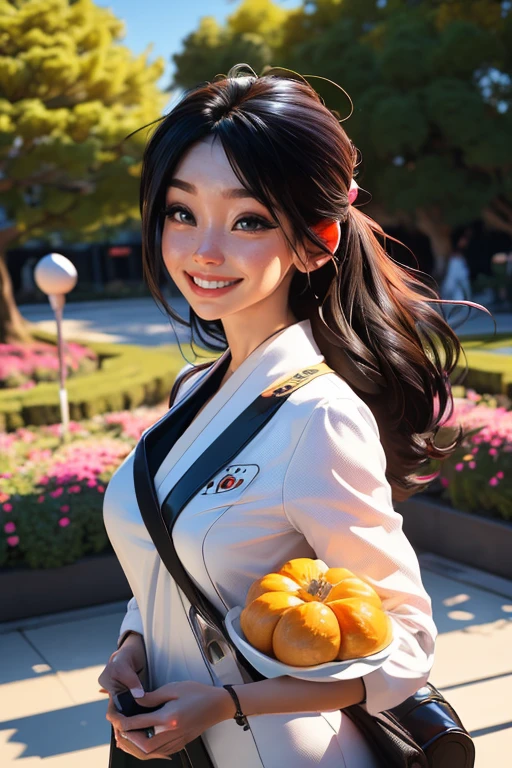 (shampoowaifu: 1), hermoso, sonrisa, pose casual, cabello lila,  provocativa,ojos desafiantes, ojos brillantes, traje largo chino, vestido, montando bicicleta, repartiendo comida a domicilio 

(realista: 1.2), (realismo), (obra maestra: 1.2), (mejor calidad), (ultra detallado), (8k, 4k, intrincado), (disparo de cuerpo completo: 1), (85mm), light particles, (muy detallado: 1.2), (cara detallada: 1.2), (Libertino), ojos lila coloridos y detallados

(Japanese garden house)(fondo detallado), (dynamic angle: 1.2), (dynamic pose: 1.2),