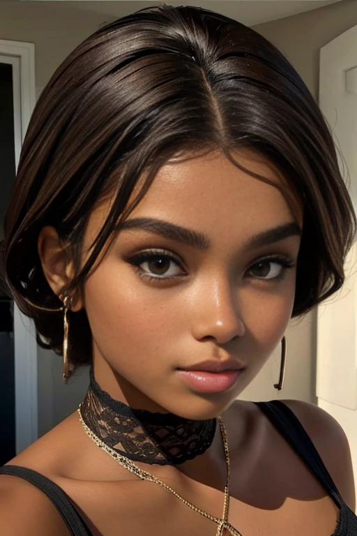 breathtakingly beautiful mixed 1woman, big beautiful brown eyes, melanin
