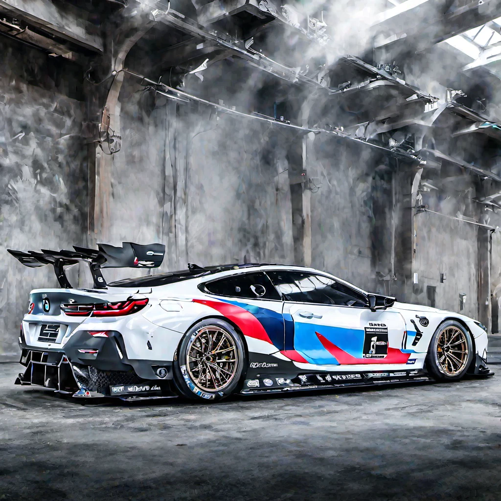 (masterpiece, best quality:1.2), bmw m8 gte f92
