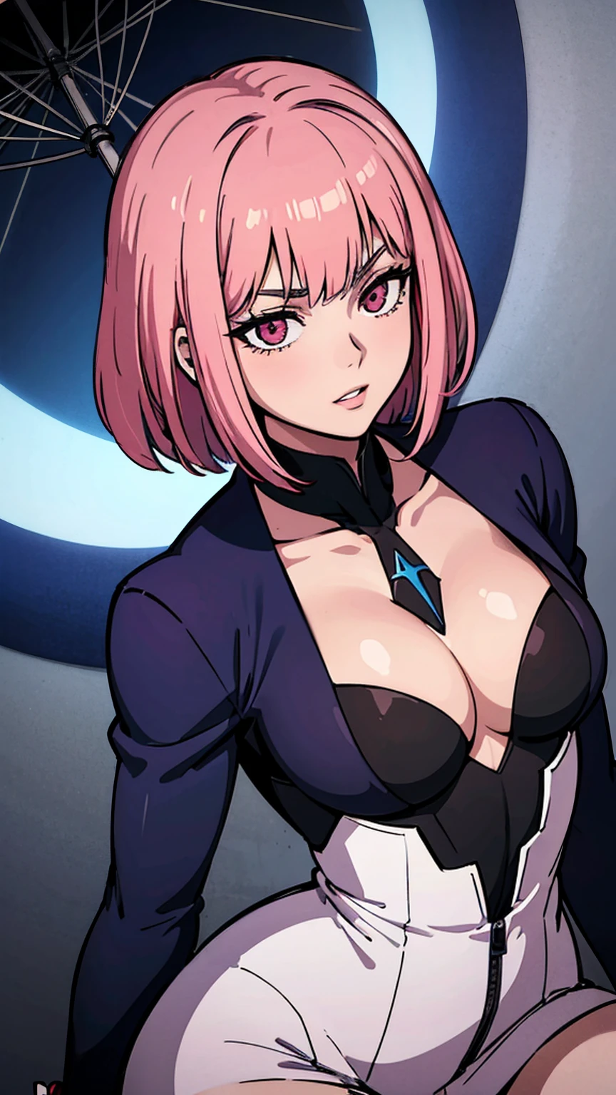haman karn, 1girl, mature female, masterpiece, spacenoid queen, mistress, goddess, realistic, milf, realistic shading, smooth lightning, hdr, 8k, absurdres, high quality, insane detail, body accessoires, elegant, wallpaper