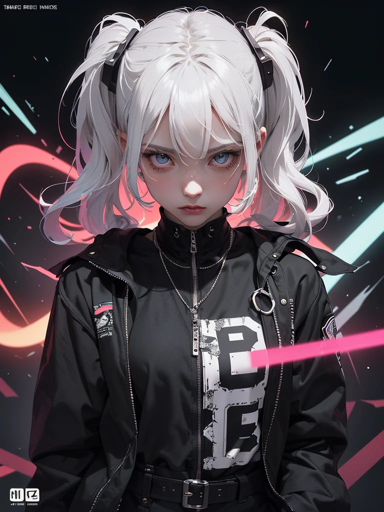 ((((dramatic))), (((gritty))), (((intense))) film poster featuring a young platinum white hair woman as the central character. She stands confidently in the center of the poster, wearing a stylish and edgy Harajuku-inspired hip hop outfit, with a determined expression on her face. The background is aesthetic atmospheric dark and gritty, with a sense of danger and intensity. The text is bold and attention-grabbing, with a catchy tagline that adds to the overall feeling of drama and excitement. The color palette is mainly dark with splashes of vibrant neon colors, giving the poster a dynamic and visually striking appearance,tachi-e
(magazine:1.3), (cover-style:1.3), fashionable, woman, vibrant, outfit, sexy seductive posing, front, colorful, dynamic, background, elements, confident, expression, holding, statement, accessory, majestic, coiled, around, touch, scene, text, cover, bold, attention-grabbing, title, stylish, font, catchy, headline, larger, striking, modern, trendy, focus, fashion,