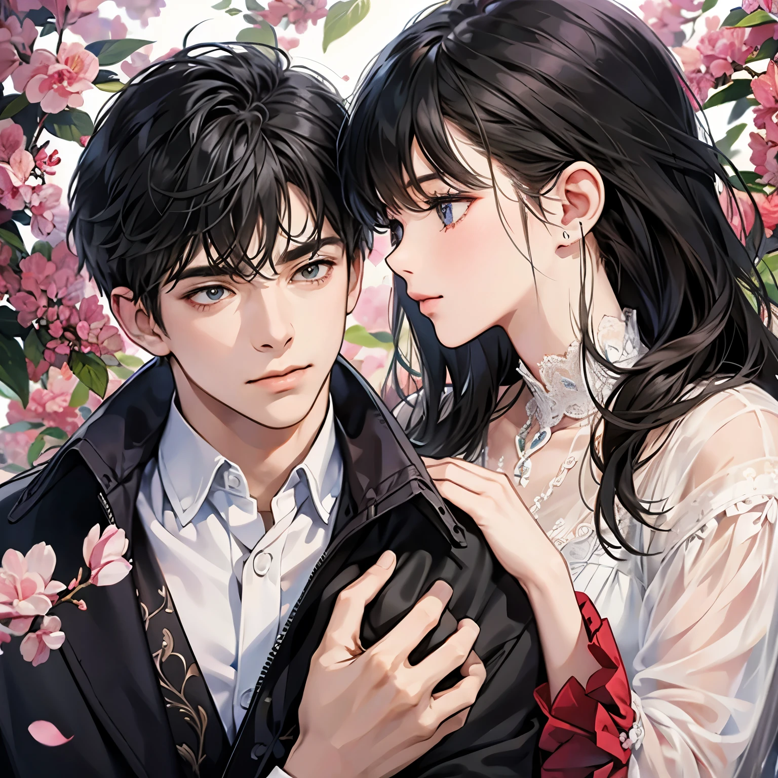 Multiple people in love々、Couple、men and women