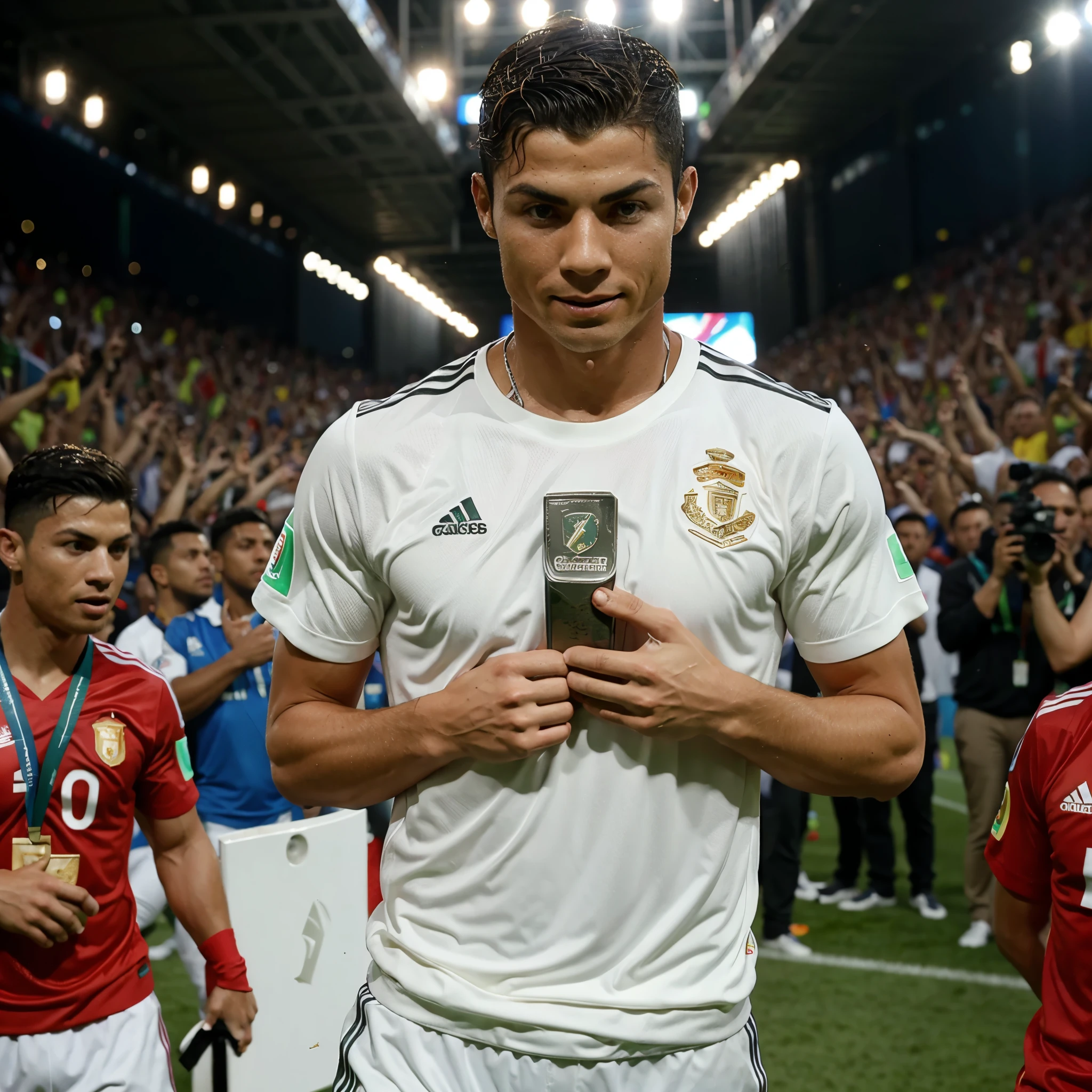 Cristiano Ronaldo won the FIFA WORLD CUP
