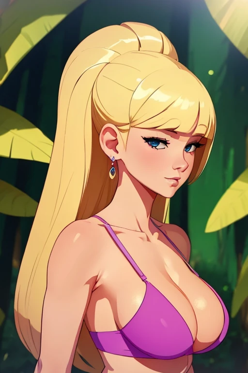 Sexy cuerpo esbelto extra grandes oppais chica, solo, wallpaper fanart Stunning girl,  blonde hair 