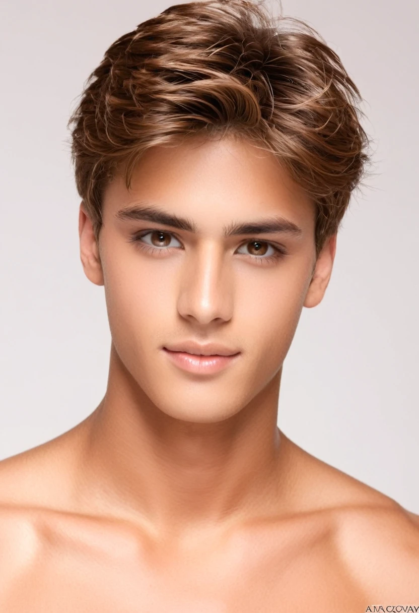 boy 24 years old, ragos estado unidense elegante, cuerpo definido, ojos marron claro, Light brown hair, piel blanca, alto. Atractivo