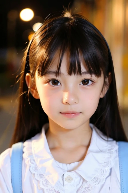 ((highest quality)), ((masterpiece)), (become close), Perfect Face,Japanese,9 ,girl,cute,Primary sfe,study,Lace frills