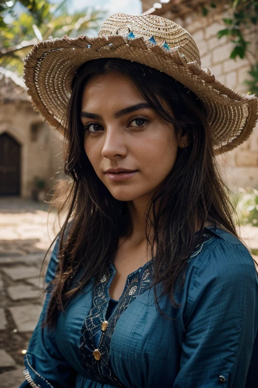 dark magiaian girl, Obra maestra, mejor calidad, (1 chica), solo, (agua), pelo largo, pelo rubio, sombreros azules, sombrero de mago, lanzamiento de hechizos, Castillo, Castillo:2, Desenfoque de movimiento, Libro, magia, (luz de la luna:1.2), chromatic aberration, profundidad de campo, Soft lighting, cara muy detallada, ojos muy detallados, 