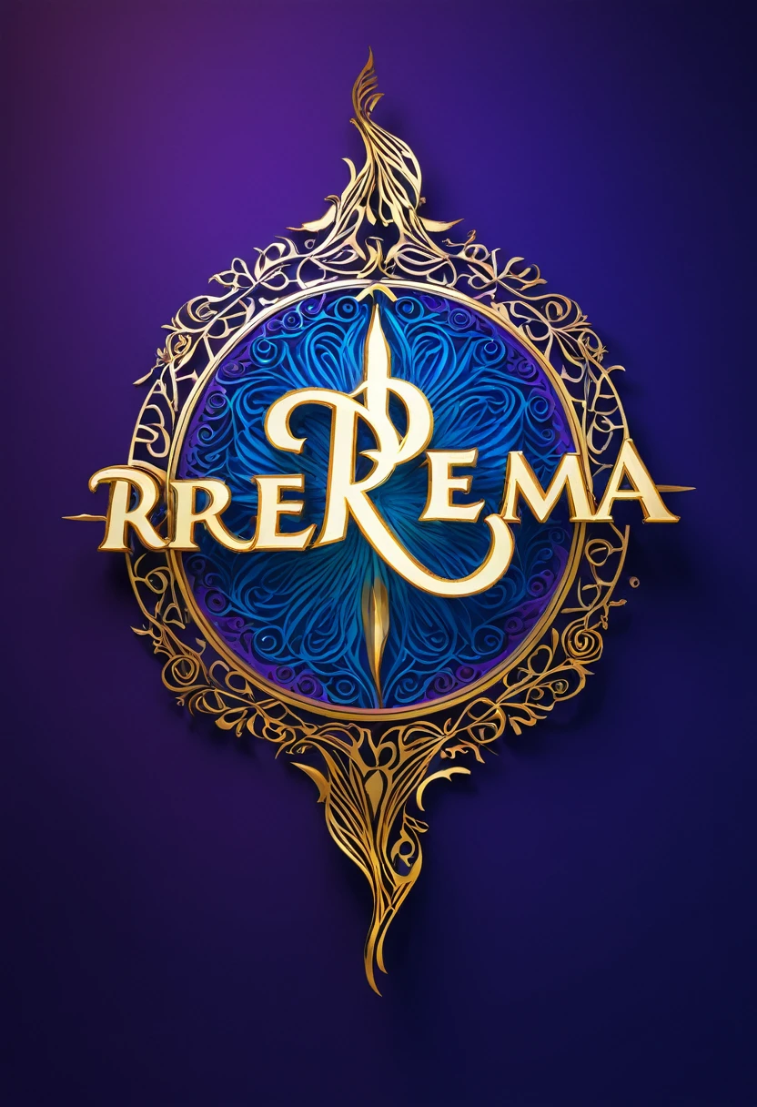 A captivating 3D render of the "RHEMA Prophetic" channel logo featuring a bold, spiritual font with the name prominently displayed. The design incorporates a swirling flame, signifying divine presence and revelation, with a vividly detailed dove in the center, symbolizing the Holy Spirit. The background is a gradient of deep blue, violet, and gold tones, evoking a sense of mystery, transcendence, and divinity. The logo exudes originality and visual impact, making it easily recognizable and adaptable to various platforms. The simplicity and legibility of the design leave a lasting impression on viewers, accurately representing the essence of the "RHEMA Prophetics" channel. The vibrant colors and cinematic feel add a touch of fashion and contemporary appeal., cinematic, 3d render, vibrant, fashion