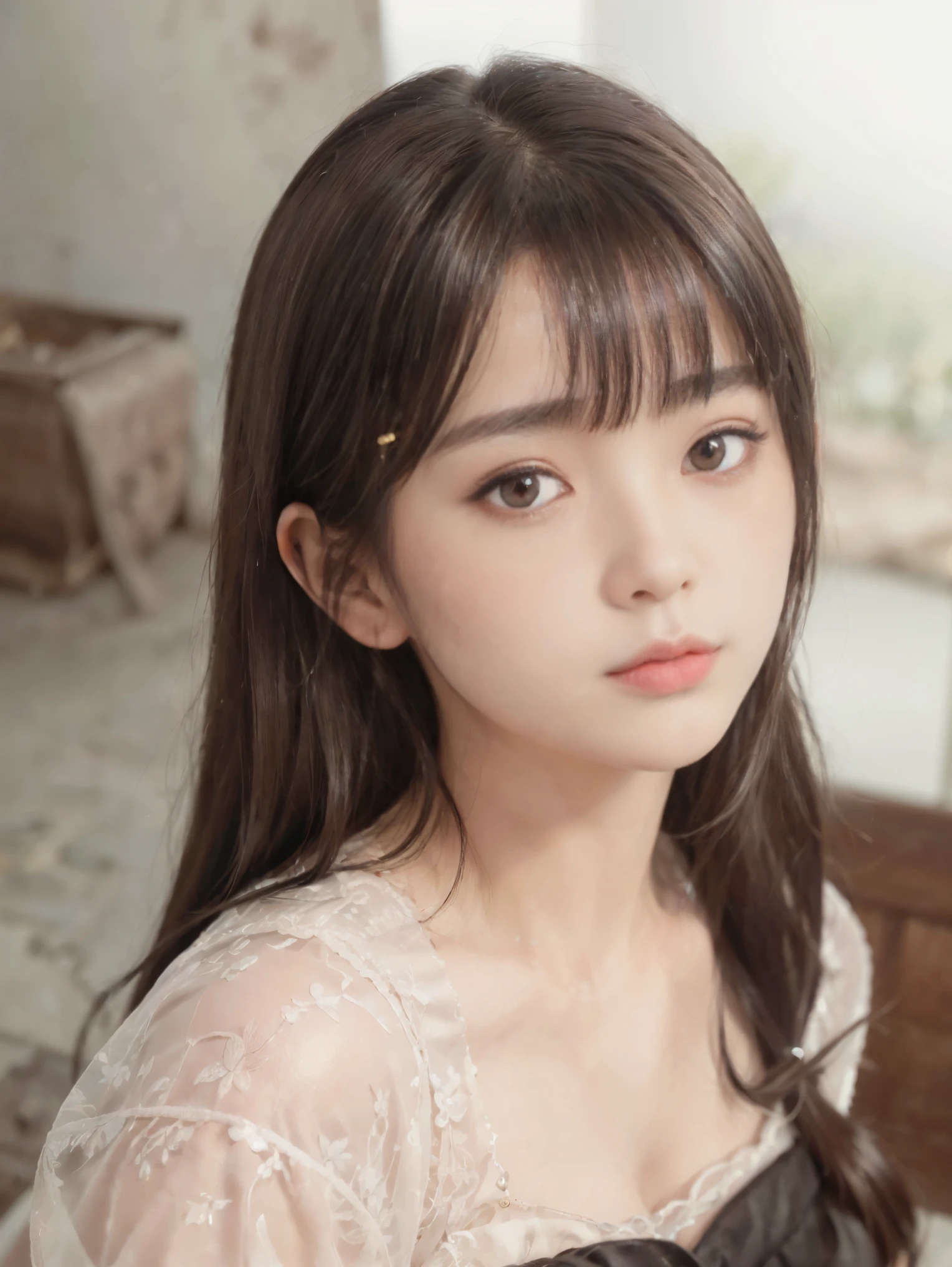 ((Artwork、highest quality、Very detailed、High resolution、Realistic、Sharp focus、Cinema Lighting))、(1 girl)、A shot, not a bust、Beautiful Face、Realistic Face、(Black Hair、Boys Short Hair、Cut Style、Cropped)、Beautiful hairstyle、Realistic eyes、Fine and beautiful eyes、Realistic Skin、Beautiful Skin、Capue Organized、charm、Golden Ratio、Glasses